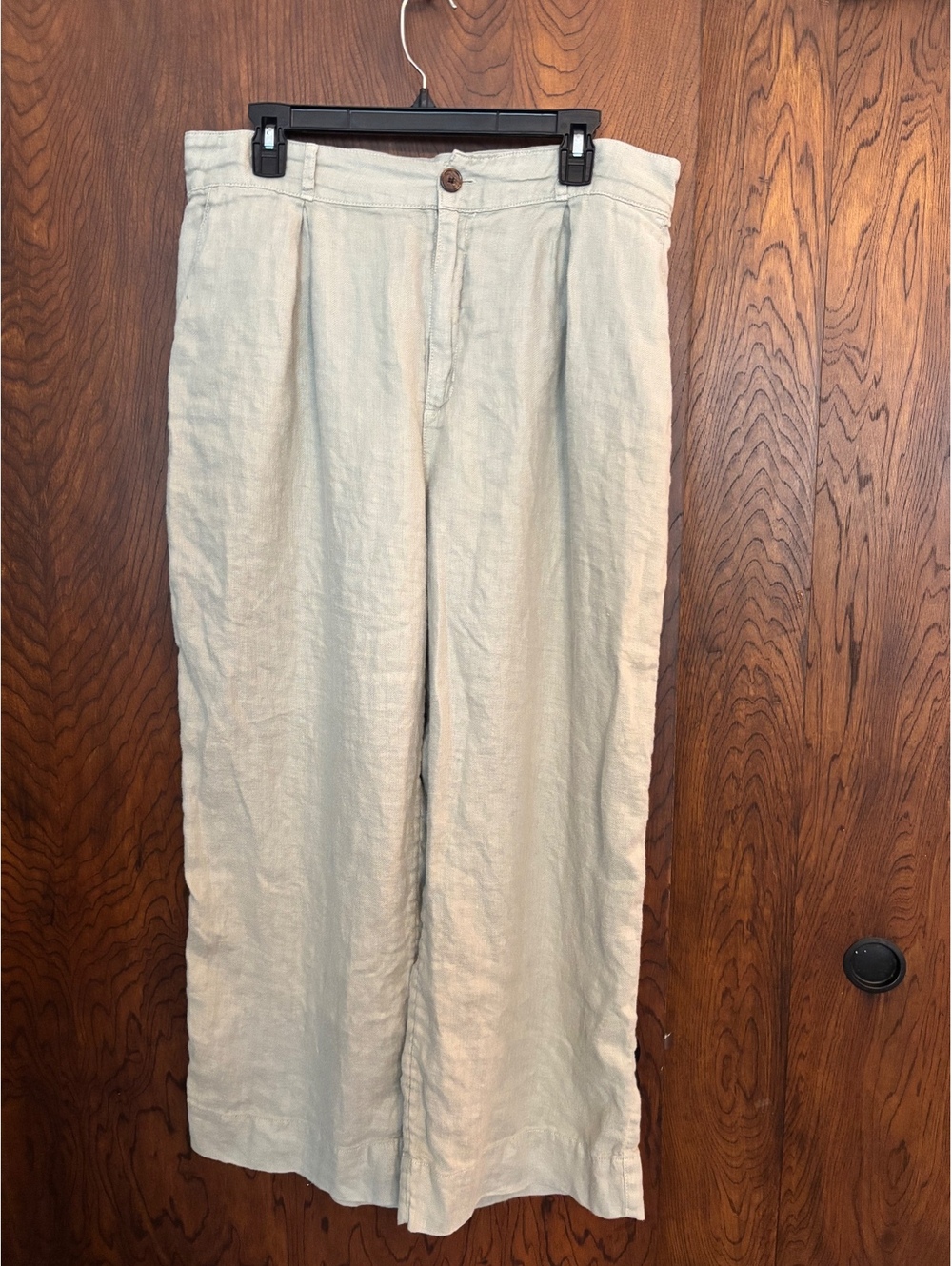 Joie 100% Linen Wide Leg Pants XL Beige